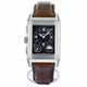 Jaeger LeCoultre Reverso Grande GMT Reserve Stainless Steel Alligator Strap Manual Wind 240.8.818 YXVY8Q - Beverly Hills Watch