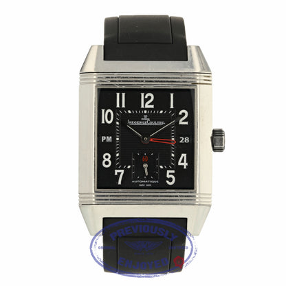 Jaeger LeCoultre Squadra Reverso Hometime Q7008620 J7489K - Beverly Hills Watch Company