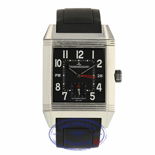 Jaeger LeCoultre Squadra Reverso Hometime Q7008620 J7489K - Beverly Hills Watch Company