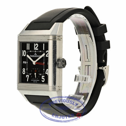 Jaeger LeCoultre Squadra Reverso Hometime Q7008620 J7489K - Beverly Hills Watch Company