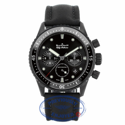 Blancpain Fifty Fathoms Bathyscaphe 43mm Ceramic Chronograph 5200-0130-B52A - Beverly Hills Watch