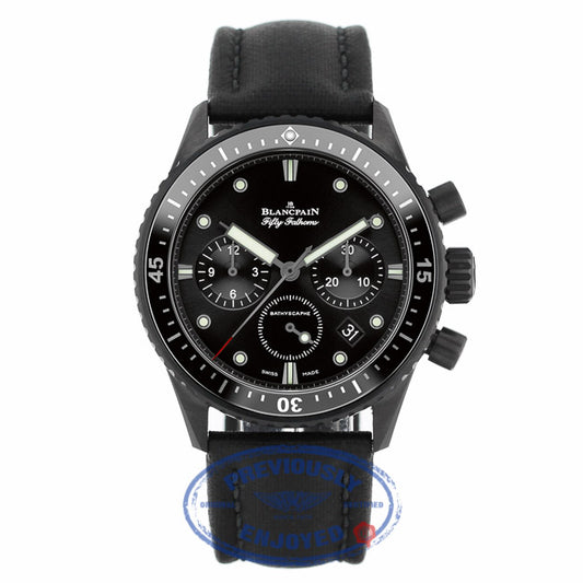 Blancpain Fifty Fathoms Bathyscaphe 43mm Ceramic Chronograph 5200-0130-B52A - Beverly Hills Watch