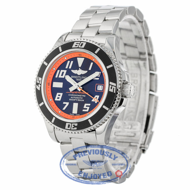 Breitling SuperOcean Automatic Black Dial Stainless Steel A17364Y4/BA89-131A - Beverly Hills Watch
