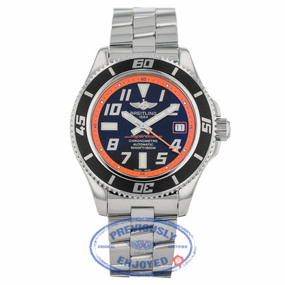 Breitling SuperOcean Automatic Black Dial Stainless Steel A17364Y4/BA89-131A - Beverly Hills Watch