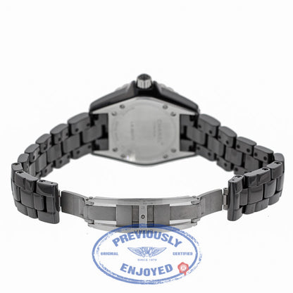 Chanel J-12 Quartz 33mm Black Ceramic H0682-J12 - Beverly Hills Watch