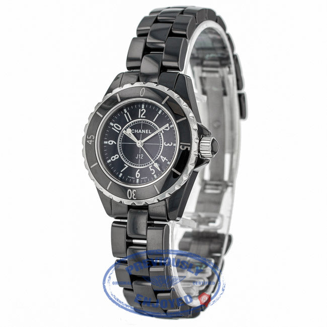 Chanel J-12 Quartz 33mm Black Ceramic H0682-J12 - Beverly Hills Watch