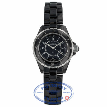 Chanel J-12 Quartz 33mm Black Ceramic H0682-J12 - Beverly Hills Watch