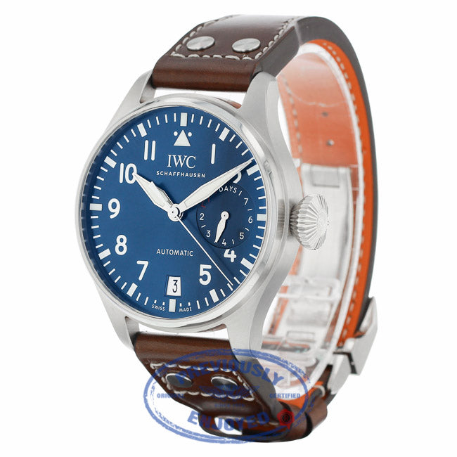 IWC Big Pilot Midnight Blue Dial Automatic IW500916 - Beverly Hills Watch