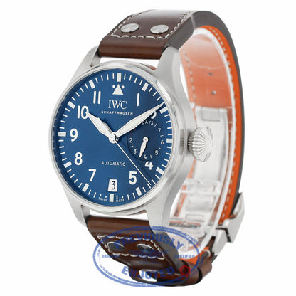 IWC Big Pilot Midnight Blue Dial Automatic IW500916 - Beverly Hills Watch