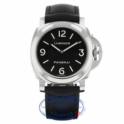 Panerai Luminor 44MM Manual Wind Stainless Steel Black Dial PAM00112 - Beverly Hills Watch