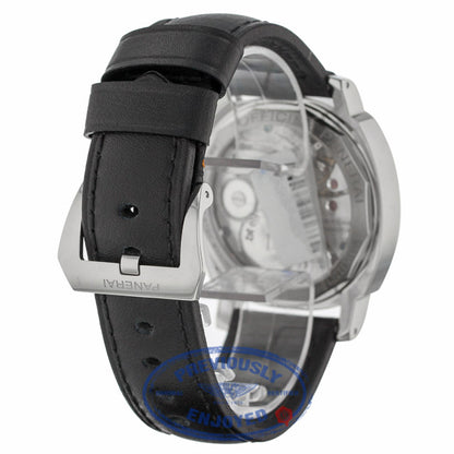 Panerai Luminor 44MM Manual Wind Stainless Steel Black Dial PAM00112 - Beverly Hills Watch