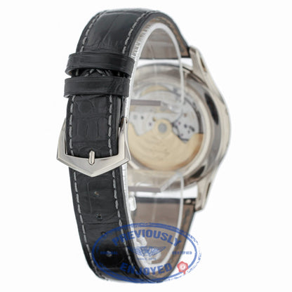 Patek Philippe Complications Annual Calendar Black and Grey Dial 40mm White Gold Watch 5205G-010 - Beverly Hills Watch