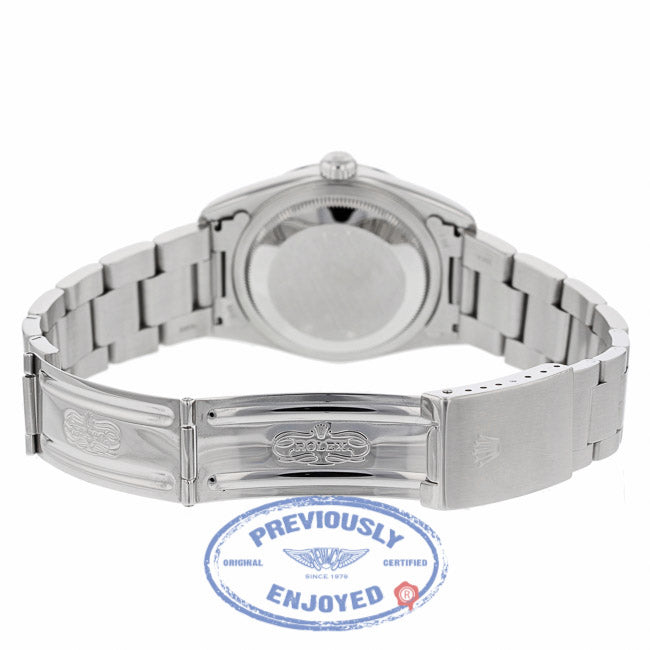 Rolex Datejust 36mm Blue Roman Dial Oyster Bracelet 116200 - Beverly Hills Watch