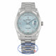 Rolex Day-Date 36mm President Platinum Glacier Blue Dial 118206 GLADP - Beverly Hills Watch
