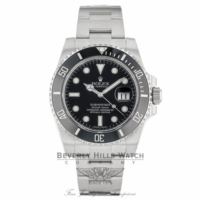 Rolex Oyster Perpetual Submariner Black Dial Black Cerachrom Bezel Steel 116610LN - Beverly Hills Watch