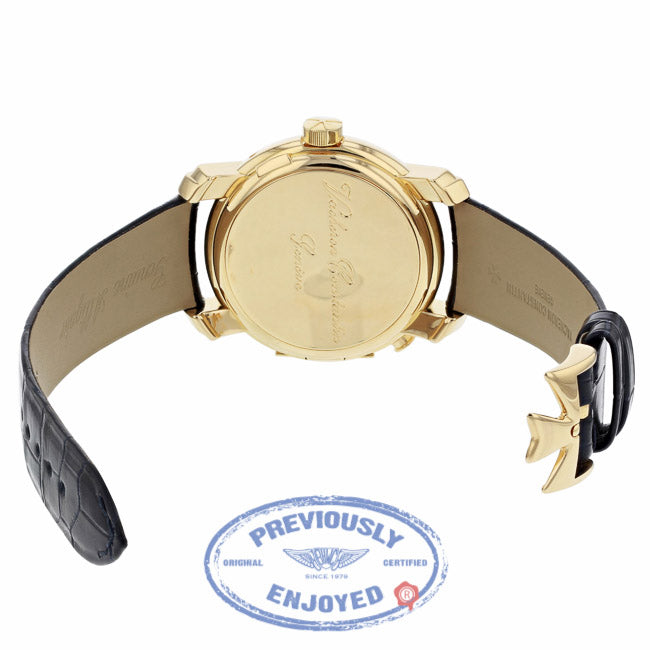 Vacheron Constantin 18k Yellow Gold Malte Dual Time Regulator 42005000R9068 PLCJ0U - Beverly Hills Watch Company