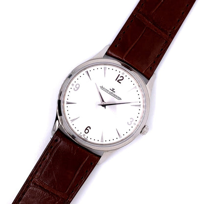 Jaeger LeCoultre Master Control Ultra Thin 38mm Stainless Steel Watch Q1348420 - Beverly Hills Watch Company