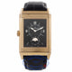 Jeager LeCoultre Grand Reverso Duo 18k Rose Gold Silver Dial Alligator Strap Q3742421 KLF2HW
