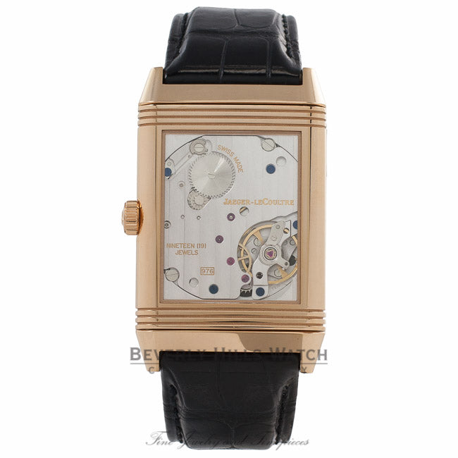 Jaeger LeCoultre Grande Reverso Rose Gold Watch Q3732470 Beverly Hills Watch Company