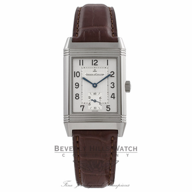 Jaeger LeCoultre Reverso Grande Stainless Steel Mechanical Silver Dial Q2708410 JDZQQ2 - Beverly Hills Watch Company Watch Store