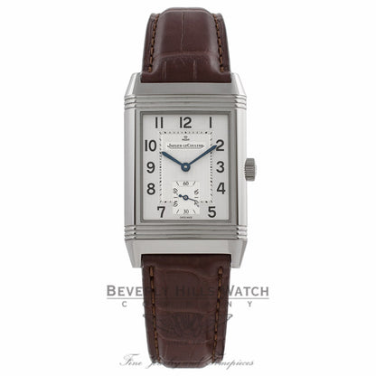Jaeger LeCoultre Reverso Grande Stainless Steel Mechanical Silver Dial Q2708410 JDZQQ2 - Beverly Hills Watch Company Watch Store