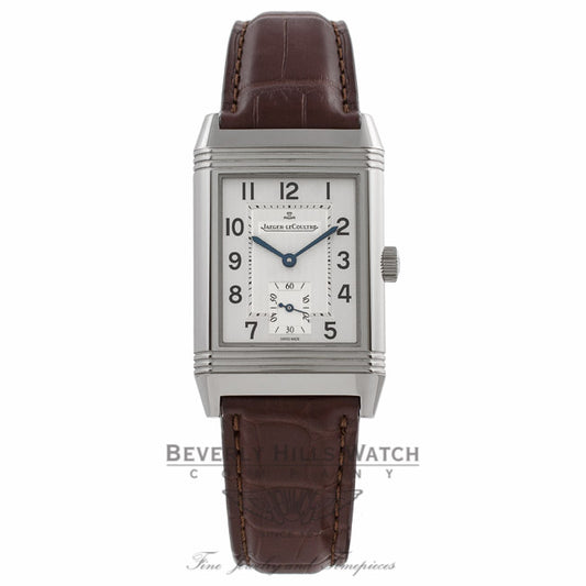 Jaeger LeCoultre Reverso Grande Stainless Steel Mechanical Silver Dial Q2708410 JDZQQ2 - Beverly Hills Watch Company Watch Store