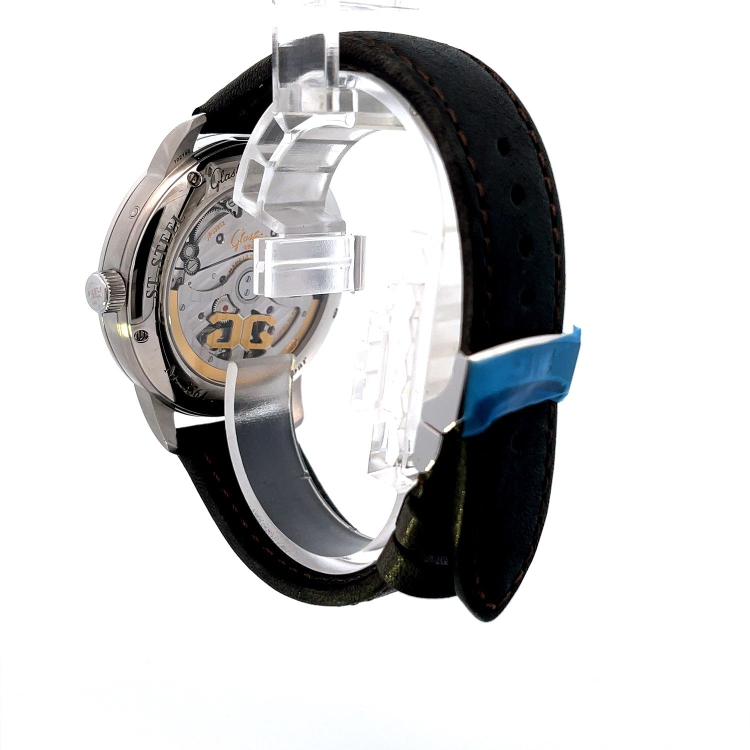 Glashutte Senator Observer 44mm Stainless Steel 1-00-14-07-02-30 - Beverly Hills Watch Company
