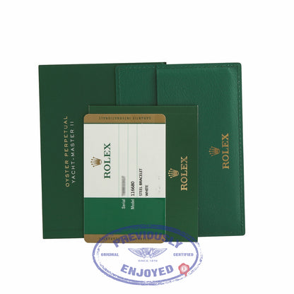 Rolex Yacht-Master II 44MM Stainless Steel Blue Cerachrom 116680 RJXC77 - Beverly Hills Watch Company