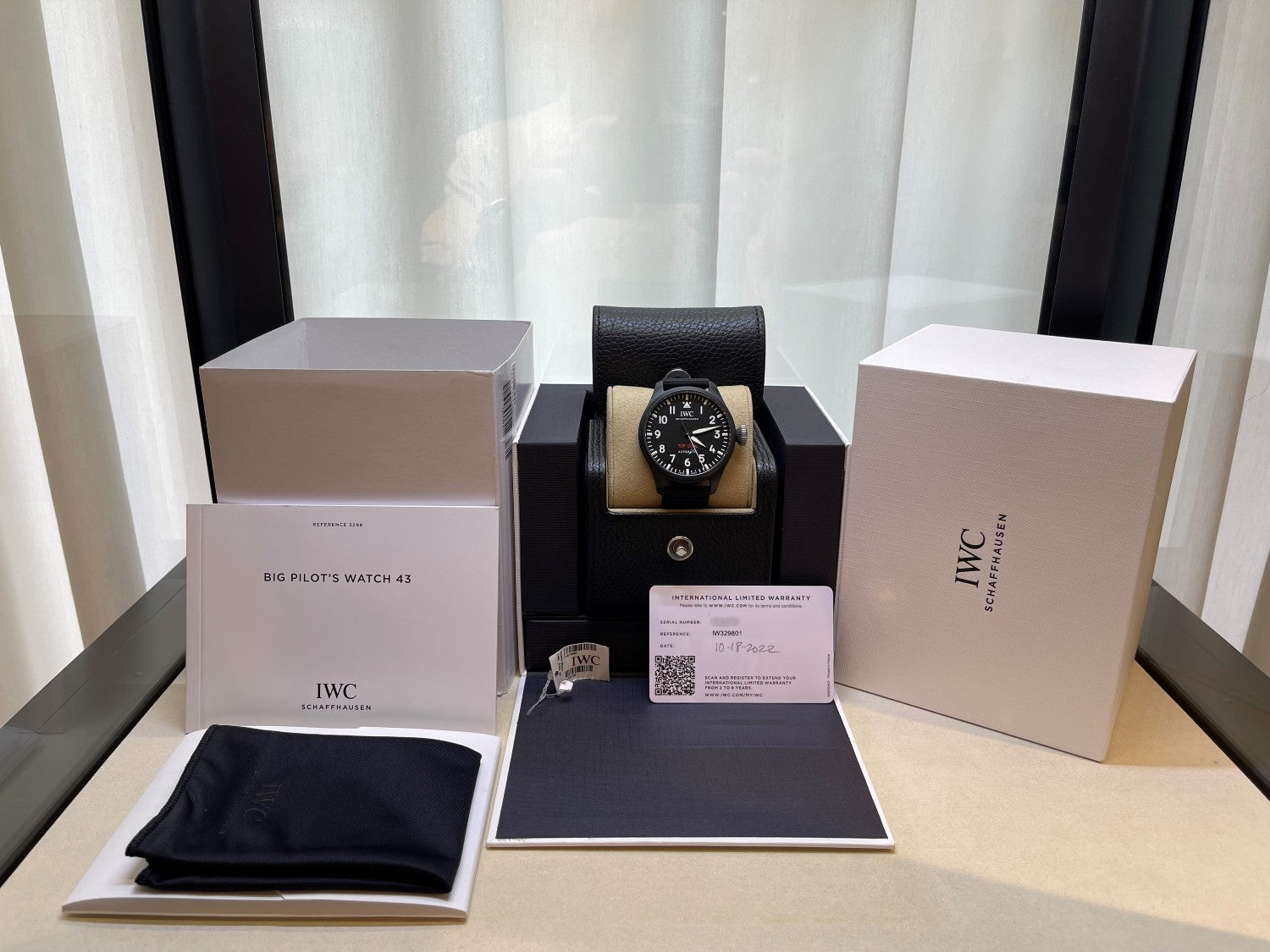 IWC Big Pilots Top Gun 43mm Black Ceramic IW329801 - Beverly Hills Watch Company