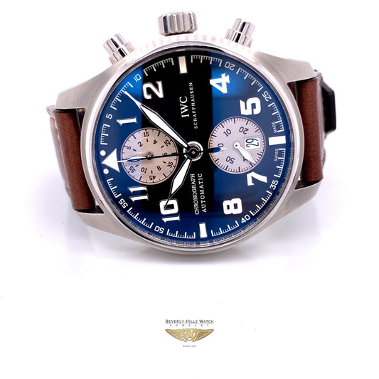 IWC Pilots Antoine De Saint Exupery 43mm Chronograph IW387806 KL73J1 - Beverly Hills Watch Company