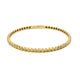 Naira & C Yellow Gold Pyramid-Set 2.01 TCW Diamond Flexible Bangle Bracelet - Beverly Hills Watch Company