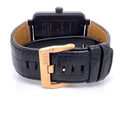 Bell & Ross BR01-92 Rose Gold Black and Carbon KR4C72 - Beverly Hills Watch Company