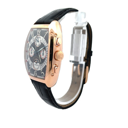 Franck Muller Cintree Curvex Perpetual Chronograph Rose Gold 7850 CC QPB - Beverly Hills Watch Company