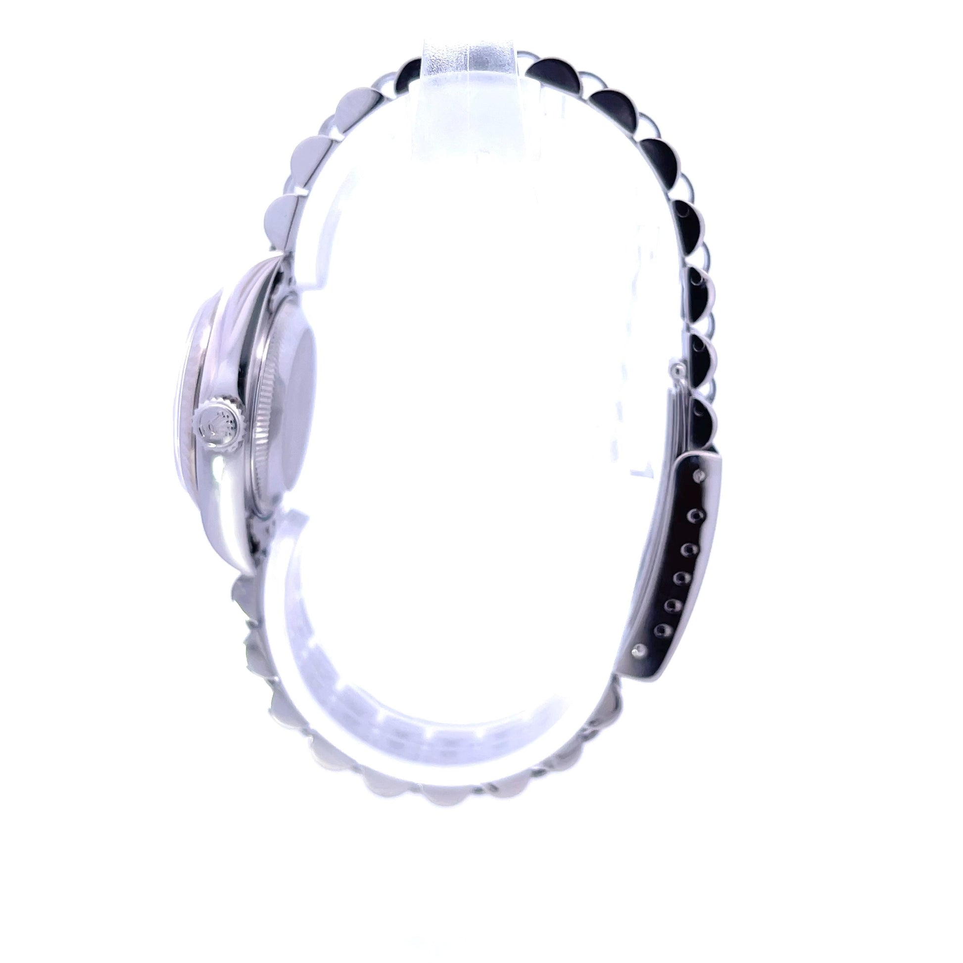 Rolex Datejust 26MM Stainless Steel Silver Diamond Dial 79174 - Beverly Hills Watch Company