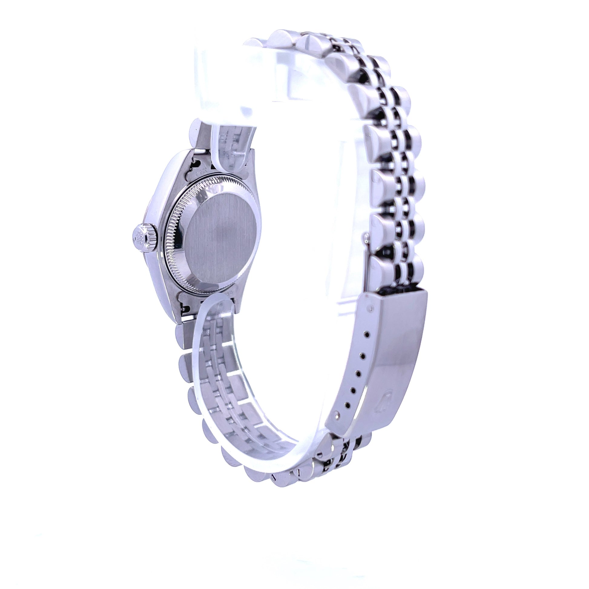 Rolex Datejust 26MM Stainless Steel Silver Diamond Dial 79174 - Beverly Hills Watch Company