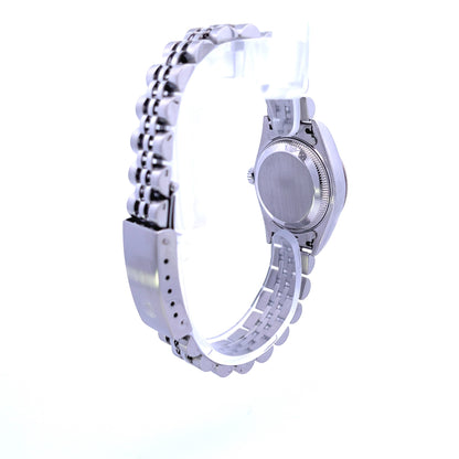 Rolex Datejust 26MM Stainless Steel Silver Diamond Dial 79174 - Beverly Hills Watch Company