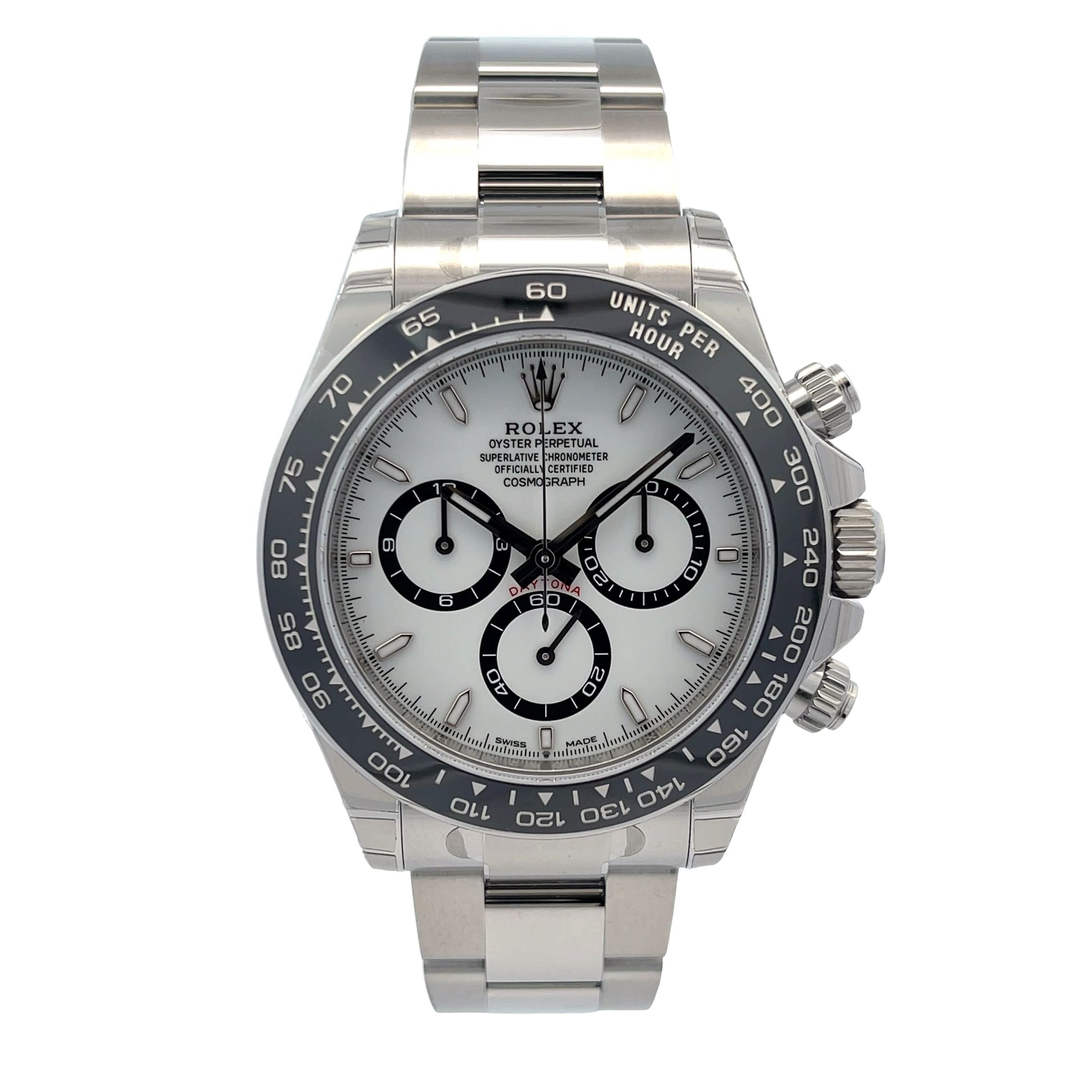 Rolex Daytona Stainless Steel White Dial 126500LN - Beverly Hills Watch Company