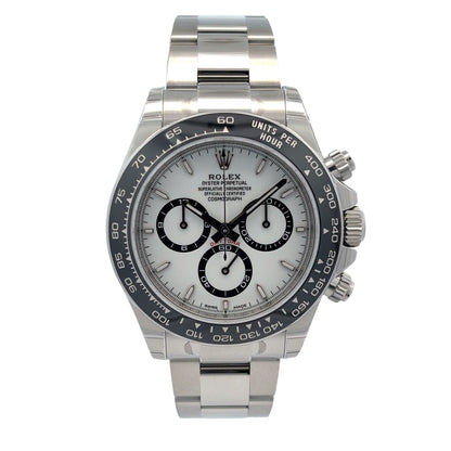 Rolex Daytona Stainless Steel White Dial 126500LN - Beverly Hills Watch Company