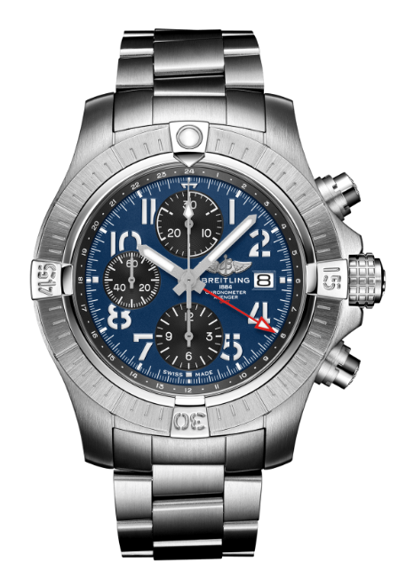 Breitling Avenger GMT 45mm Stainless Steel Blue Dial A24315101C1A1 - Beverly Hills Watch Company
