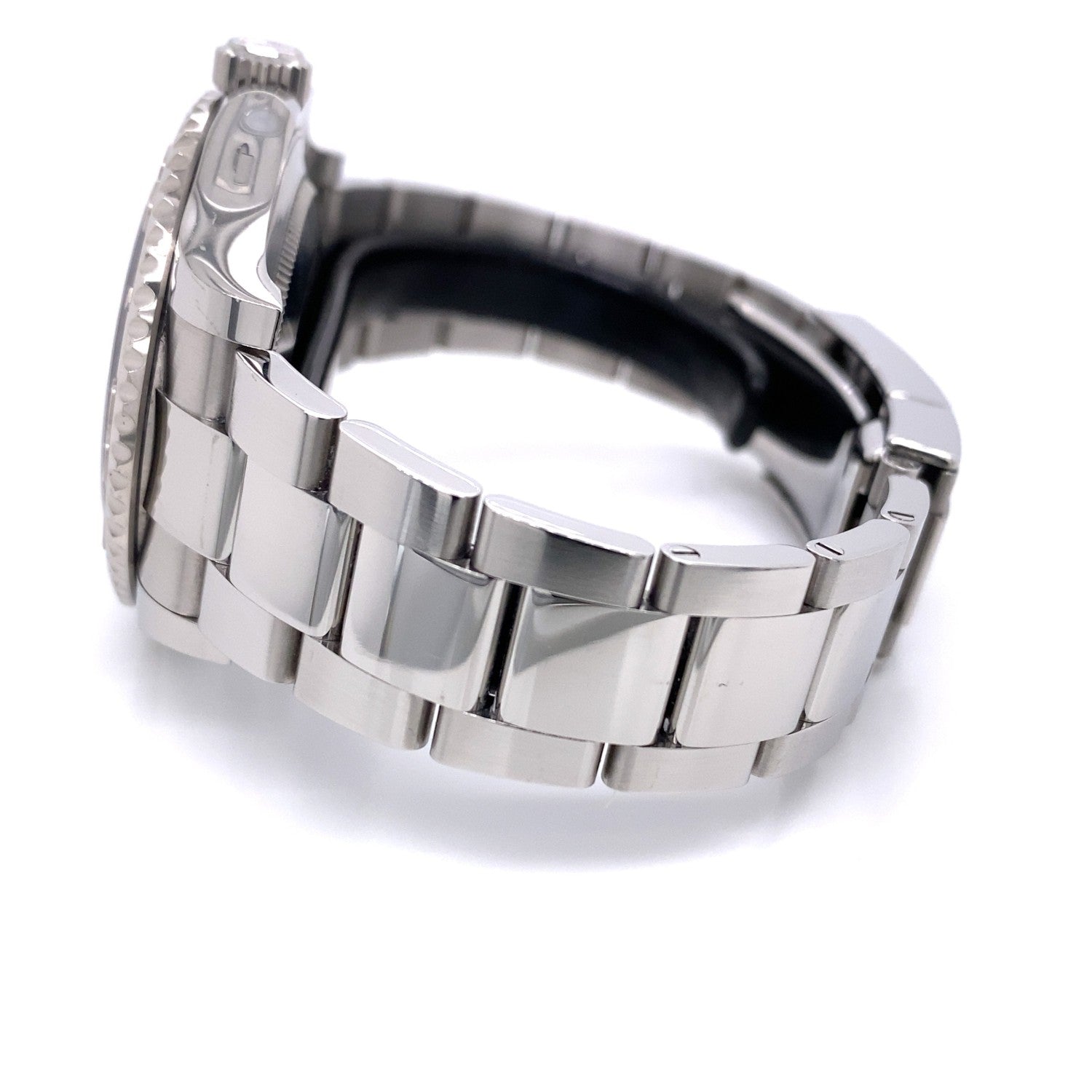 Rolex YachtMaster 40mm Platinum Bezel Blue Dial 116622 KXT059 - Beverly Hills Watch Company