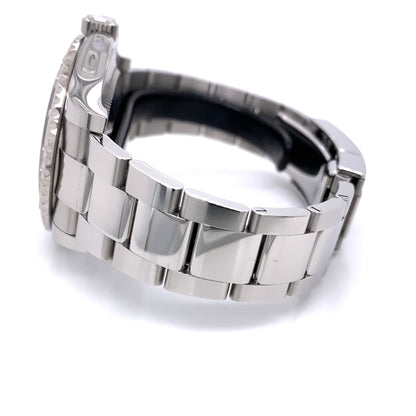 Rolex YachtMaster 40mm Platinum Bezel Blue Dial 116622 KXT059 - Beverly Hills Watch Company