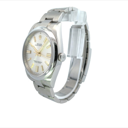 Rolex Oyster Perpetual 41mm Stainless Steel Silver Dial 124300 - Beverly Hills Watch Company