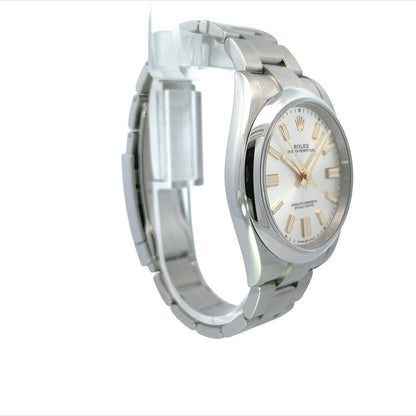 Rolex Oyster Perpetual 41mm Stainless Steel Silver Dial 124300 - Beverly Hills Watch Company