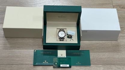 Rolex Oyster Perpetual 41mm Stainless Steel Silver Dial 124300 - Beverly Hills Watch Company