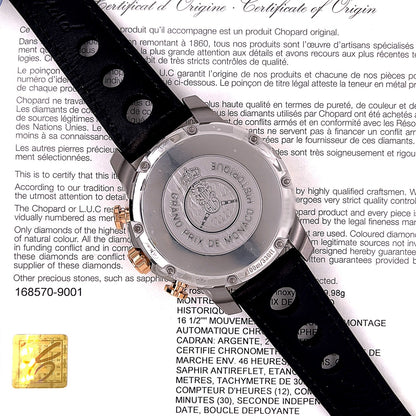 Chopard Grand Prix de Monaco Historique Rose Gold and Titanium Chronograph 168570-9001 - Beverly Hills Watch Company