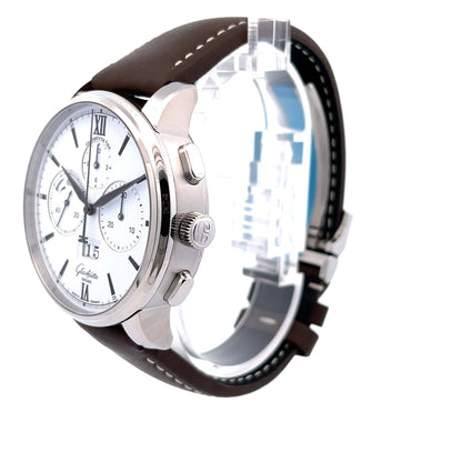 Glashutte Senator 42mm Chronograph Panorama Date 1-37-01-05-02-35 - Beverly Hills Watch Company