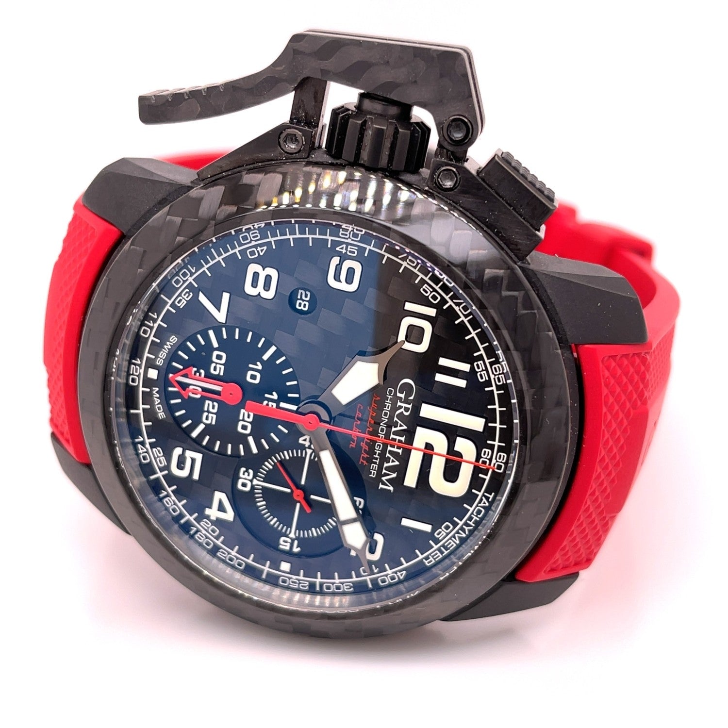 Graham Chronofighter 47mm Oversize Superlight Carbon 2CCBK.B11A L16P9Y - Beverly Hills Watch Company