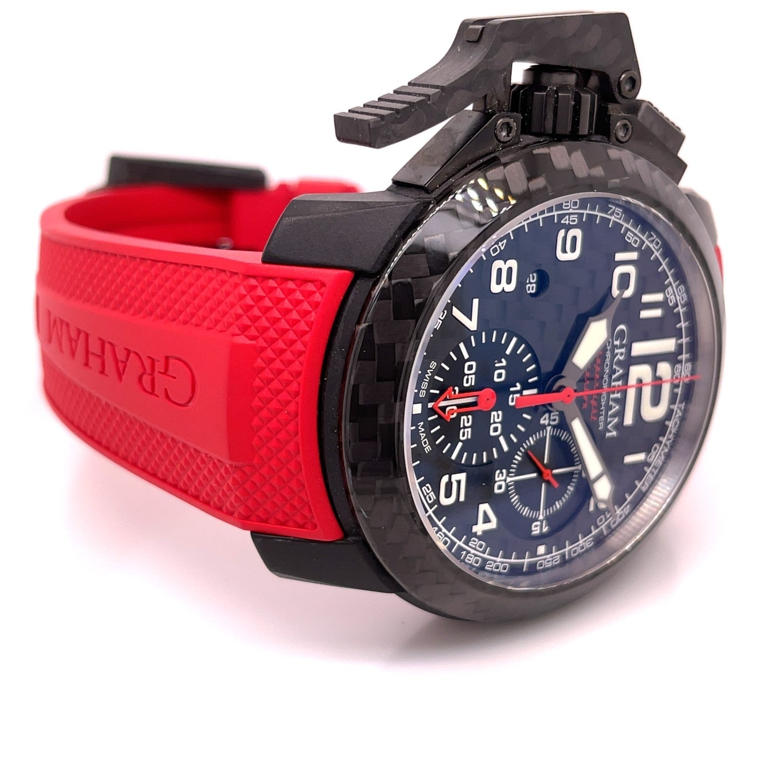 Graham Chronofighter 47mm Oversize Superlight Carbon 2CCBK.B11A L16P9Y - Beverly Hills Watch Company