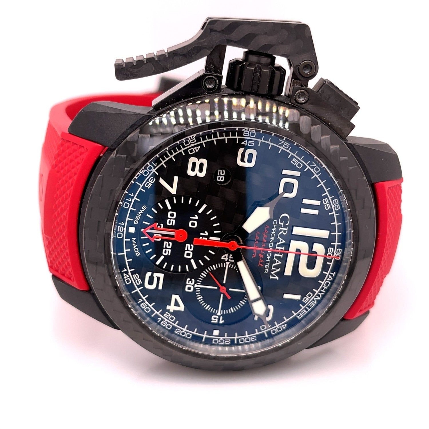 Graham Chronofighter 47mm Oversize Superlight Carbon 2CCBK.B11A L16P9Y - Beverly Hills Watch Company