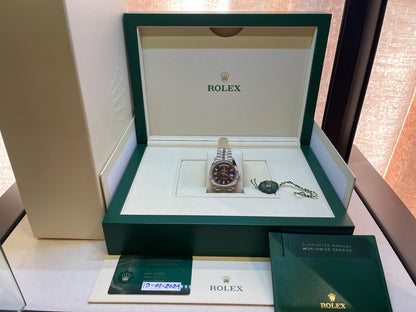 Rolex Day Date Platinum 40mm Black Baguette Diamond Dial 228206 - Beverly Hills Watch Company